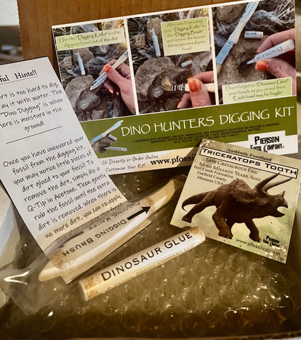 Triceratops Tooth Dino Hunters Digging Kit