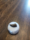 This is a 3/4" long Raptor tooth from the Hell Creek formation in Garfield County, Montana. It is in great condition with no significant repair or restoration L-3/4" W-3/8" Anterior-90%