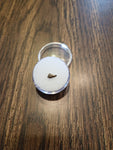 This is a 5/16" long Raptor tooth from the Hell Creek formation in Garfield County, Montana. It is in great condition with no significant repair or restoration L-5/16" W-1/8" Anterior-0%