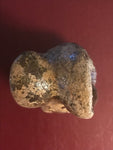 This is a 2 1/2" long unidentified Theropod digit from the Hell Creek formation in Garfield County, Montana. It is in good condition with no significant repair or restoration.  L-2 1/2 W-1 7/8