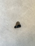 Found in the Hell Creek Formation, these dinosaurs with parrot-like beaks, are a rather uncommon find. This tooth is in good condition.  Length 1/2"  Width 3/8"