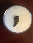 Paronychodon was a small theropod dinosaur genus, from the late cretaceous period, 75-66 million years ago.  This tooth was found in Garfield County Montana.  Length- 3/8inch  Width-1/8inch 